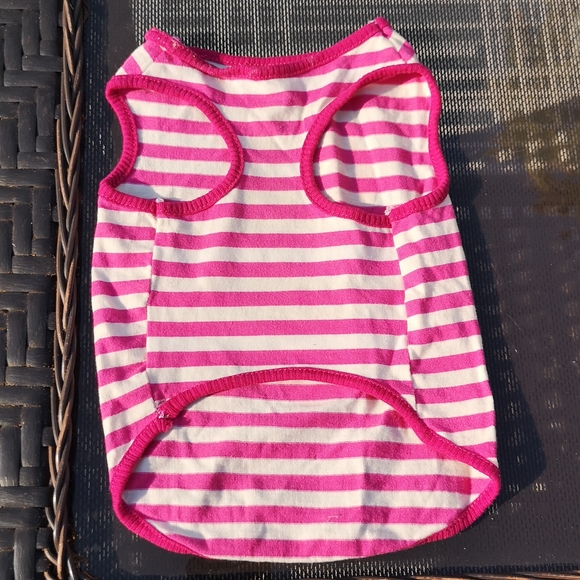 Dog Puppy Pet Tees T-shirts Lot of 2 Pink Summer Clothing - Picture 10 of 14